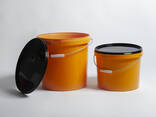 21 L round plastic bucket (container) with lid from manufacturer Prime Box (UA) - фото 2