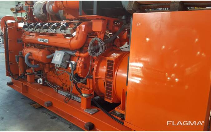 Б/У газовый двигатель Guascor SFGLD 360, 600 Квт, 2000 г. в.