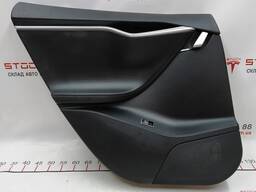 Карта двери задней левой в сборе PURR/LTHR/PVCA BLACK Tesla model S 6006133-01-L