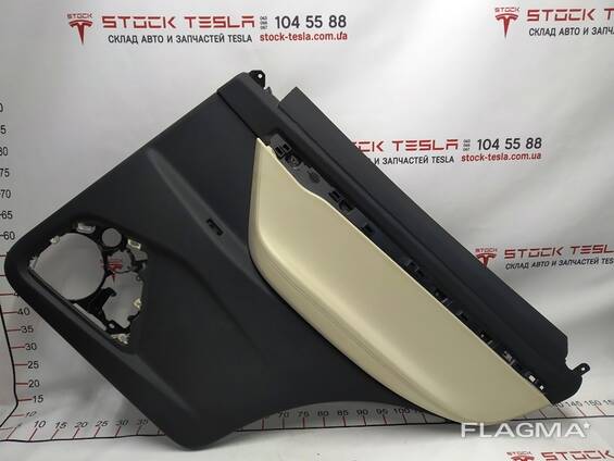 Карта (скелет) двери задней правой PREM PUR CREAM (с повреждениями) Tesla model X 1058004-
