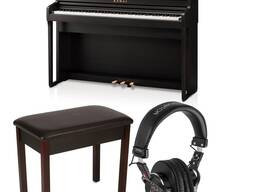 Kawai CA49 88-Key Digital Piano with Bench, Rosewood with Headphones