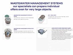 Patented wastewater treatment technology ( with certification from the european union).