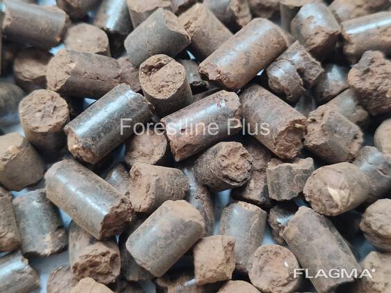Пеллеты (гранулы) топливные из лигнина. Lignin pellets