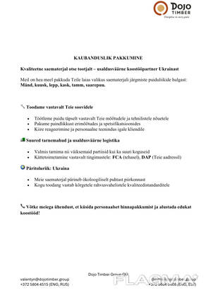 Ukrainast pärit saematerjal